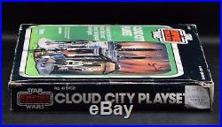 RARE vintage Star Wars CLOUD CITY PLAYSET with original box 1980 SEARS Bespin WOW