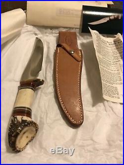 Randall made Custom Knife 50th ANN. #036 Smark/Sheath/Box/Letter -RARE