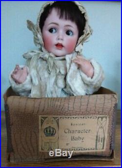 Rare 16 Inch Kestner Mold 257 Flirty Eyed Character Baby In Original Box