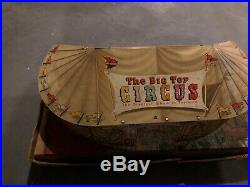 Rare 1950's Marx The Big Top Circus with Original Box Beautiful Set Animals