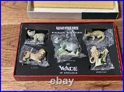 Rare 1956 Wade whimsies Set #4 In Original Box African Jungle Animals