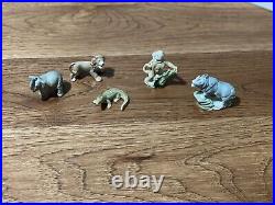 Rare 1956 Wade whimsies Set #4 In Original Box African Jungle Animals