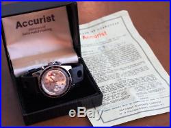 Rare 1960s ACCURIST Super Waterproof 400 Divers Watch, Original Box + Guarantee