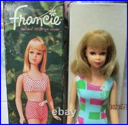 Rare 1965 Gorgeous S/l Francie Dolloriginal Box#1140full Blonde Haiross#1130
