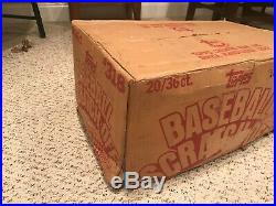 Rare 1981 Topps Baseball Scratch-off 20 Wax Box Full Case 720 Packs Psa Cards