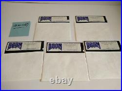 Rare 1993 Doom Mail Order Complete 5.25 Floppy V1.2 Original Box Registered
