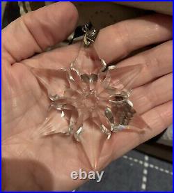 Rare 2000 Swarovski Crystal Christmas Ornament with Original Box