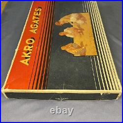 Rare Akro Agate Marbles Original Gift Box Akro Agate Company Box No. 300