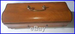 Rare Antique Musical Necessaire Sewing Box Music Box C. 1830's (Watch Video)