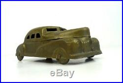 Rare Art Deco Secret Box Streamline Car Futurism 1930 Sculpture Tin
