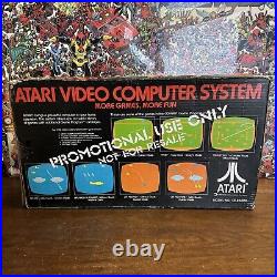 Rare Atari 2600 Promotional Use Only Console w Original Box Tested Authentic