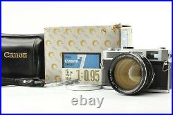 Rare! BOXED MINT with ORIGINAL FILTER Canon 7 + 50mm f/0.95 Lens from JAPAN