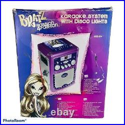 Rare BRATZ Karaoke Machine CD Player System With Original Box & Microphone TESTED