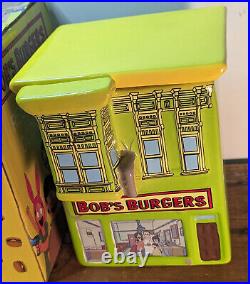 Rare Bob's Burgers Restaurant Cookie Jar 2017 with Original Box Fox Animation