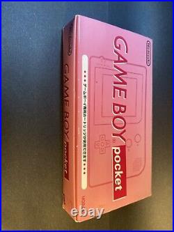 Rare Boxed Nintendo Gameboy Pocket Genuine Japanese Pink Version Like New