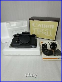 Rare Canon F-1 camera with its original Box