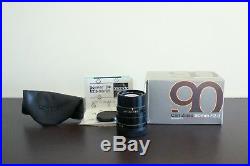 Rare Contax G 90mm Sonnar Black in excellent condition (with original box)