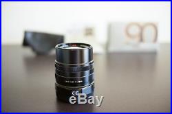 Rare Contax G 90mm Sonnar Black in excellent condition (with original box)