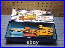 Rare DINKY SUPERTOYS 972 20-Ton Lorry-Mounted Crane Coles with Original box