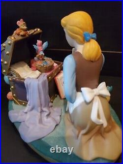 Rare Disney Cinderella Figure 45th Anniversary Music Box 1995 With Original Box