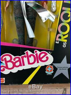 Rare Estrela Mattel Barbie Roqueiros Doll In Original Box Mib Brazil