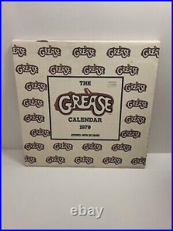 Rare! Grease Movie The Grease Calendar 1979 Sealed in Original Box