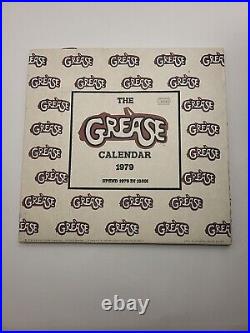 Rare! Grease Movie The Grease Calendar 1979 Sealed in Original Box