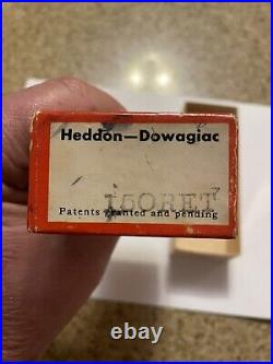 Rare Heddon Dowagiac 150 RET Lure Box. Solid Condition & Properly Marked