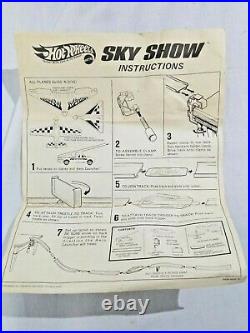 Rare Hot Wheels Sky Show Original Box And Directions