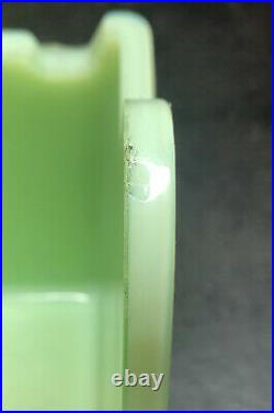 Rare Jeanette Glass Jadite Jadeite Green Original Salt Box 1930s Depression