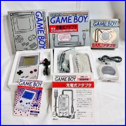 Rare Lot GameBoy Console Original Charging Adapter Authentic GB Japan withBox F/S