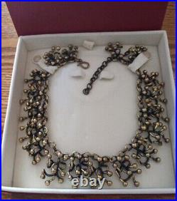 Rare Majorica Statement Necklace With Original Box, Purchased In Spain