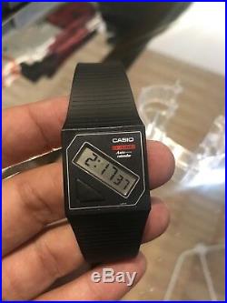 Rare NEW casio fs-10 watch pela vintage In Original box N Instruction