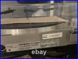 Rare ONKYO CP-1044F DirectDrive Turntable, New Stylus, Original Box & Styrofoam