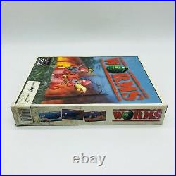 Rare Original Commodore Amiga CD32 WORMS Big Box Game