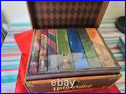 Rare Original Harry Potter Hardcover Trunk Box Set Vol 1-7 10/16/2007 New