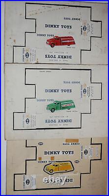 Rare Original Meccano Dinky Toys Factory Box Art 3 X Studebaker Gas Tankers