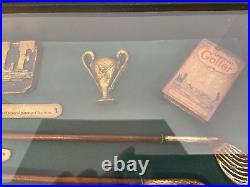 Rare Original Shadow Box of Bobby Jones Golf History Not a reproduction LOOK