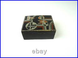 Rare Original Suprematism Wood Art Deco Jewelry Box Bauhaus De Stijl 30s Case