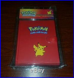Rare Pikachu Classic Pokemon Card Binder Red Original Pokemon TCG New in Box