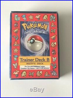 Rare Pokemon Card Trainer Deck B Box Excellent Condition Vintage Original