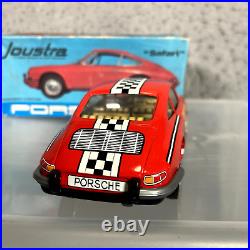 Rare Porsche 912 Safari Rallye NIB Original Box Joustra Antique Sheet Metal Toy