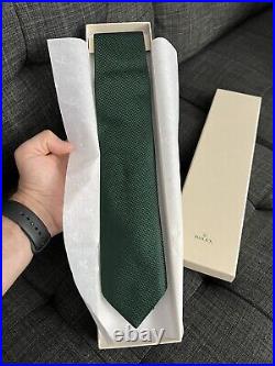 Rare ROLEX tie 2022 in box 100% ORIGINAL & BRAND NEW Necktie Italy Silk