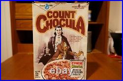 Rare Recalled 1987 Count Chocula Cereal Box, Bela Lugosi, Star of David