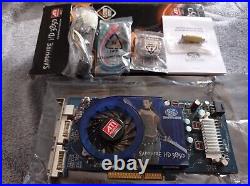 Rare! Sapphire ATI Radeon HD3850 AGP original box & accessories! Tested&working