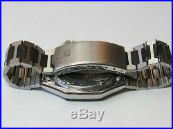 Rare Seiko Sports 100 6923-5070 Mens Watch Black Silver With Original Box
