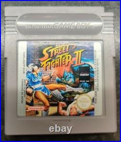 Rare Street Fighter 2 II Gameboy Original Box Genuine With Manual, Nintendo