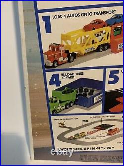 Rare Tyco Motor City Electric Trucking Racing Track New in Sealed Box