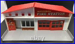 Rare VTG MATCHBOX FIRE STATION GIFT SET G-5, MIB Vehicles and Nice Original Box