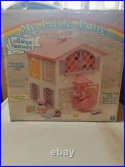 Rare Vintage 1980s My Little Pony Lullabye Nursery boxed With Original Baby Pony